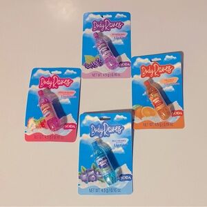 Body Raves Soda Flavored Lip Gloss Set of 4